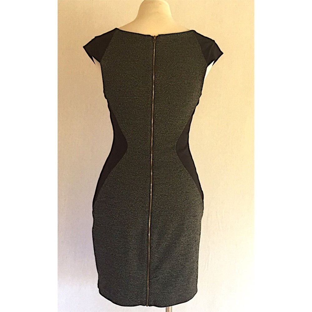 Express Illusion Color Block Stretch Knit Dress - image 3